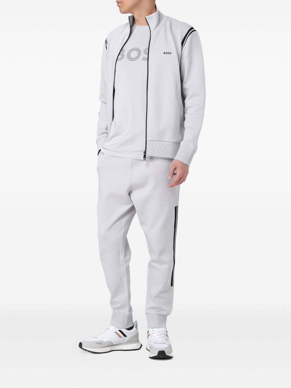 stripe-detail tracksuit trousers - 3