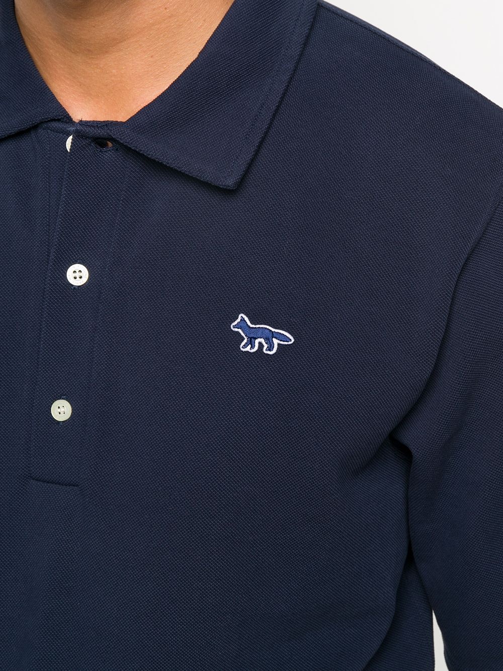 fox patch polo shirt - 6