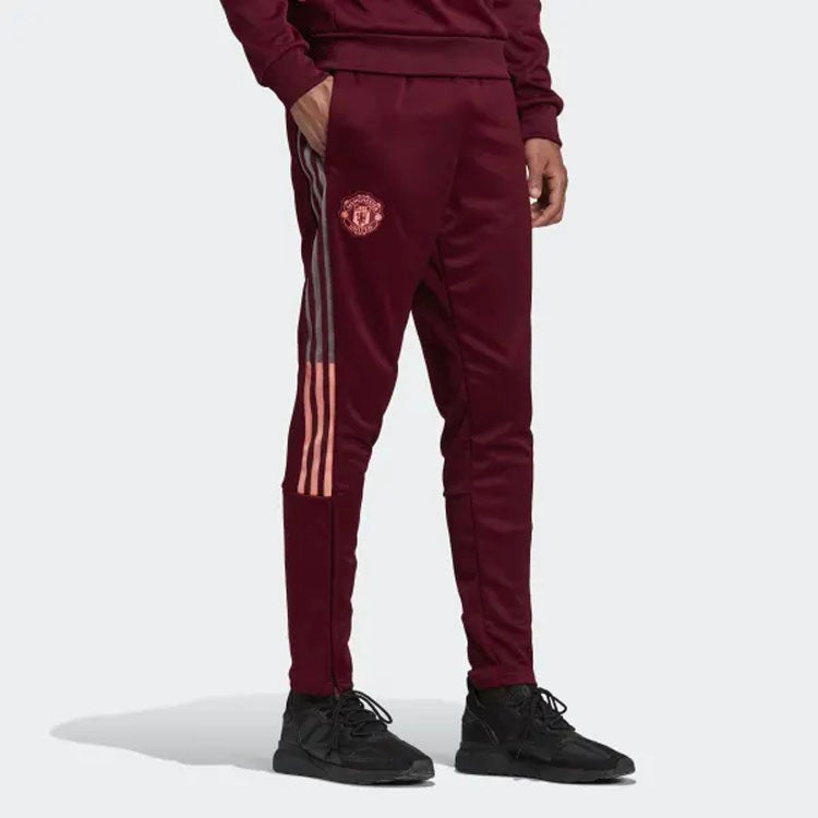 adidas Mufc Travel Pnt Manchester United Soccer/Football Sports Long Pants Red FR3868 - 3