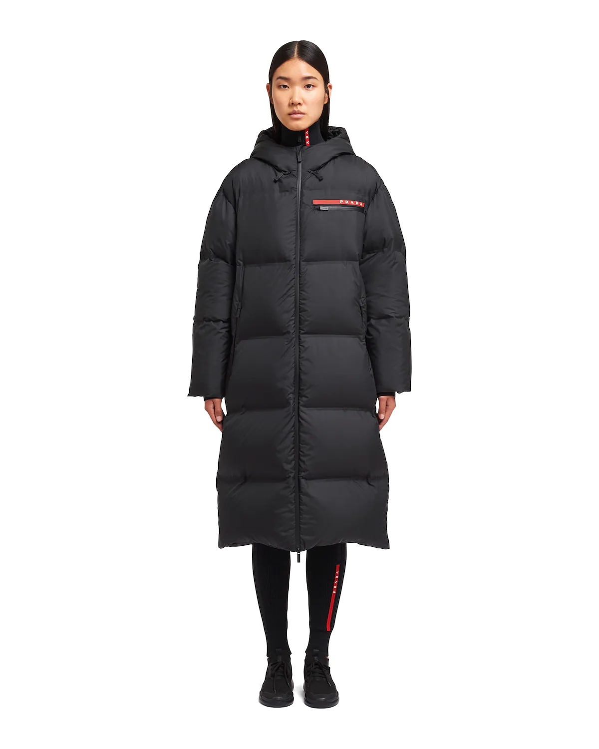 Light Polyester hooded puffer coat - 2