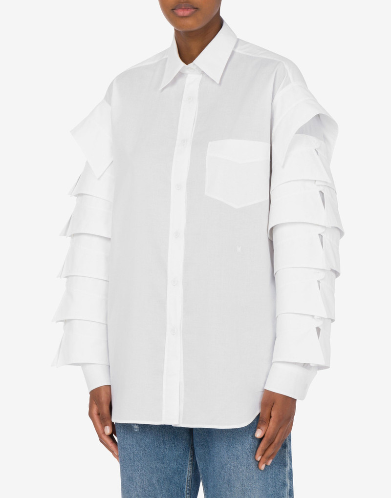 COTTON MUSLIN SHIRT MULTI COLLARS 1