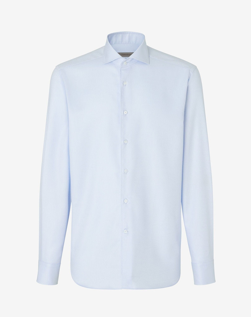Light blue cotton twill shirt 1