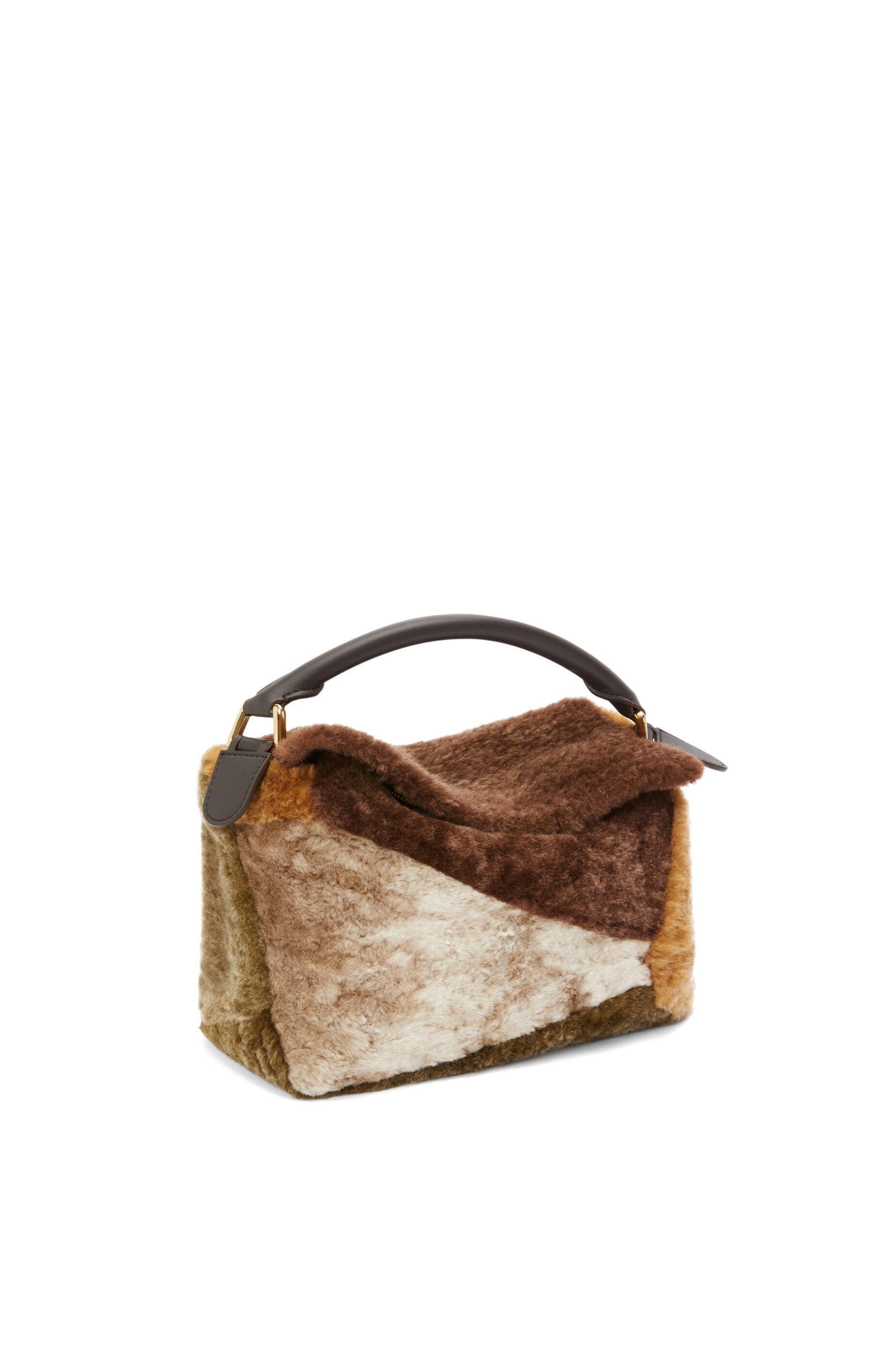 Small Puzzle bag in shearling - 4