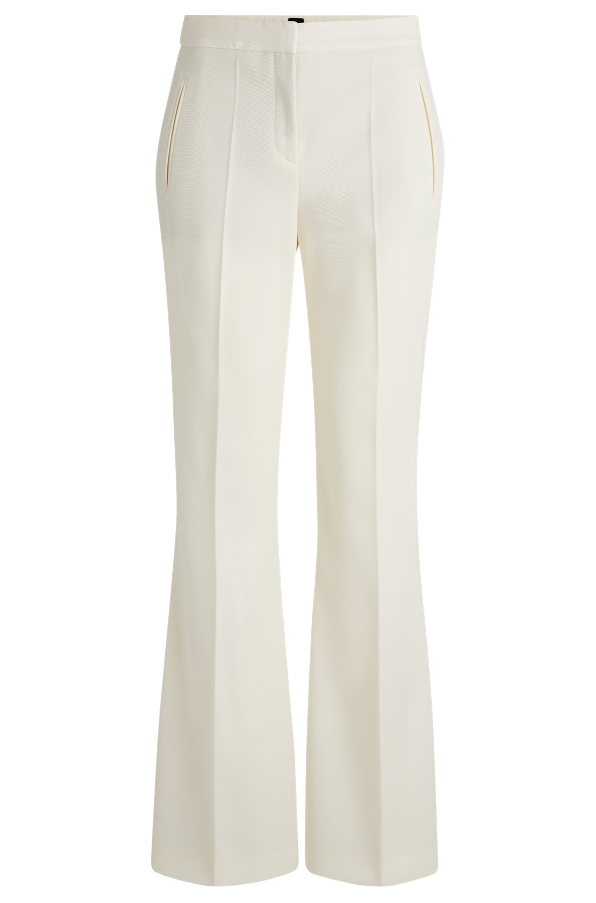 REGULAR-FIT TROUSERS IN WOOL TWILL - 1