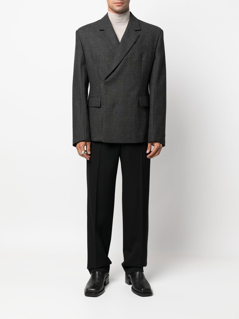 Prada double-breasted tailored blazer outlook