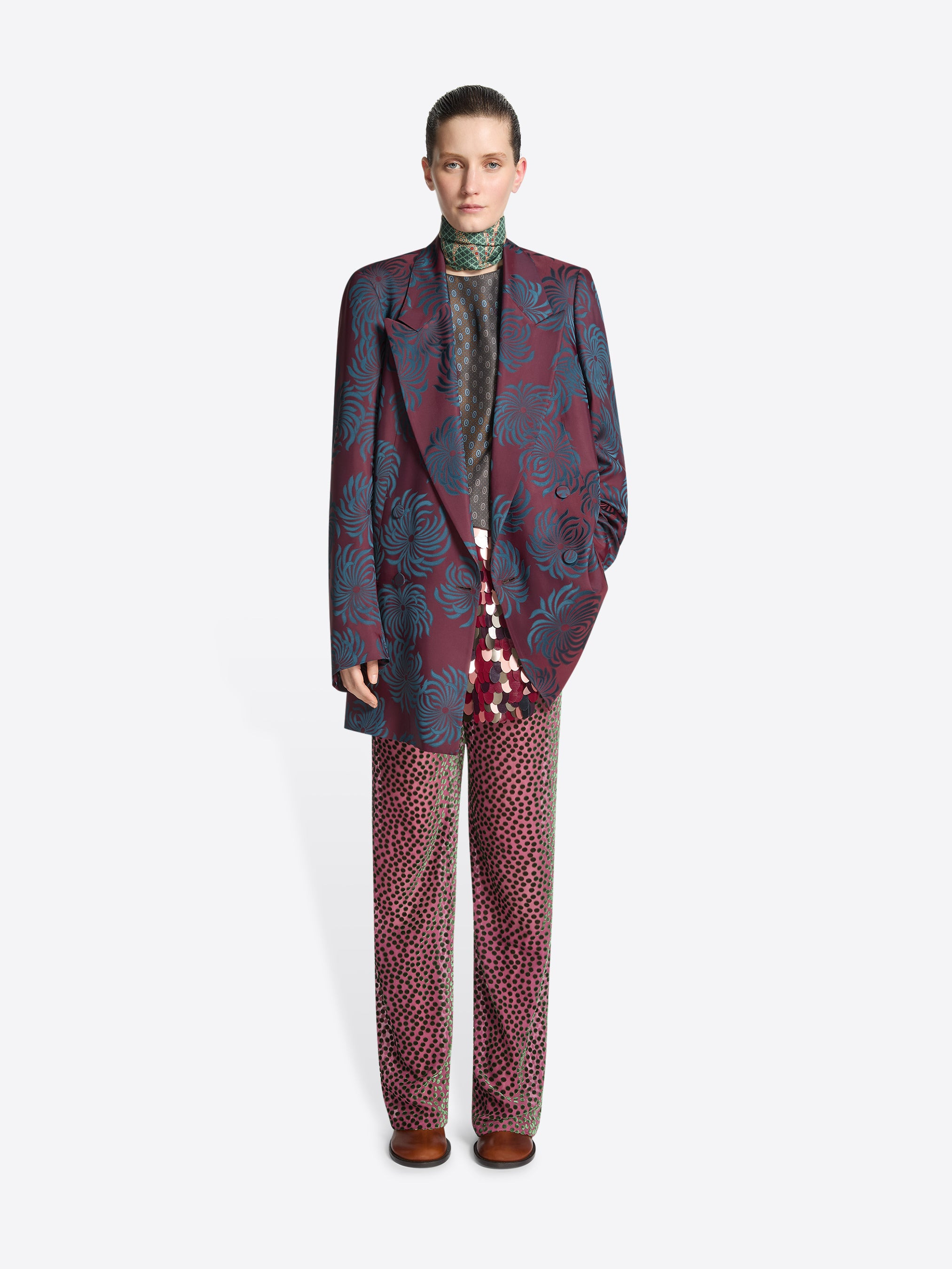 JACQUARD BLAZER - 2