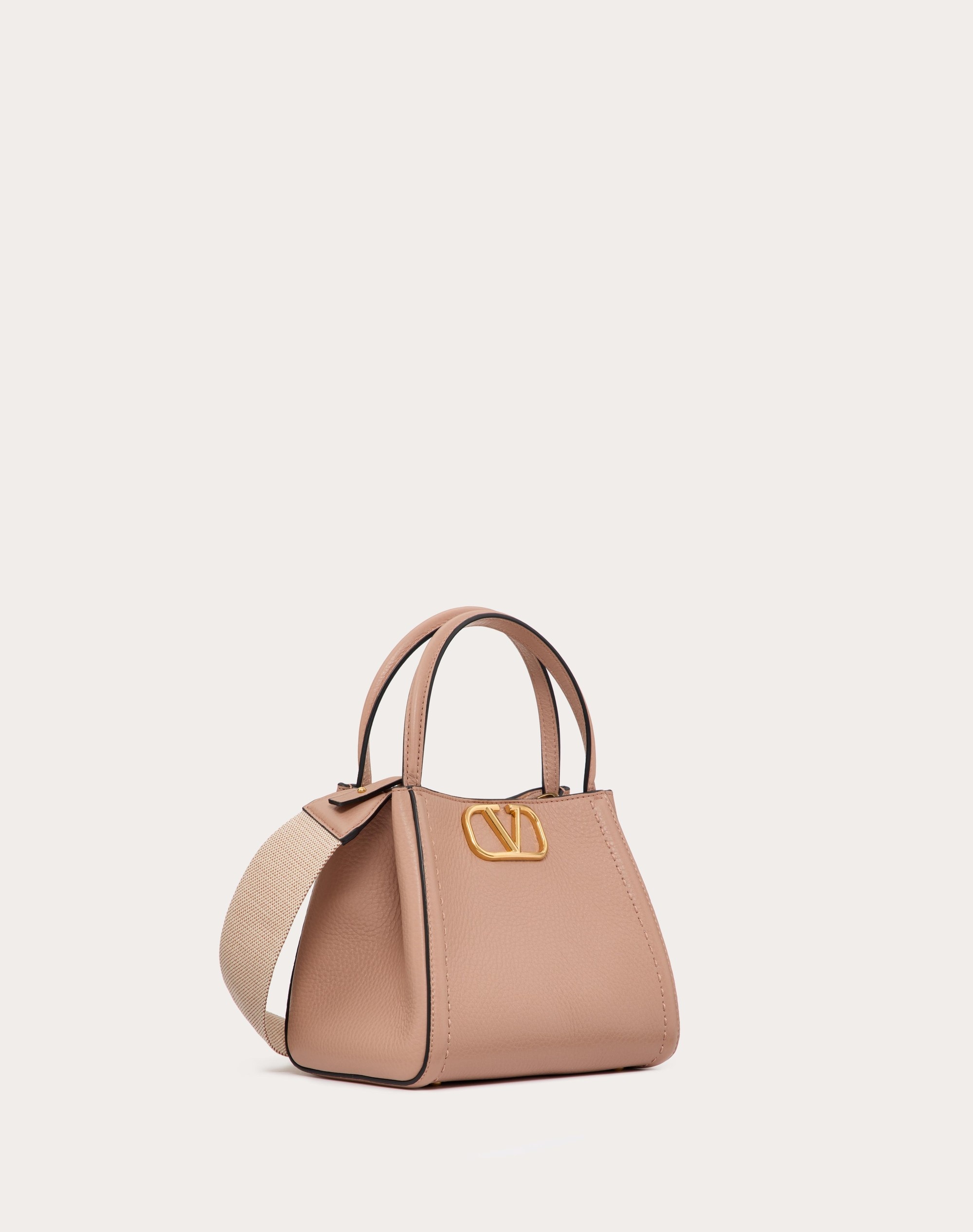 VALENTINO GARAVANI ALLTIME SMALL HANDBAG IN GRAINY CALFSKIN - 2
