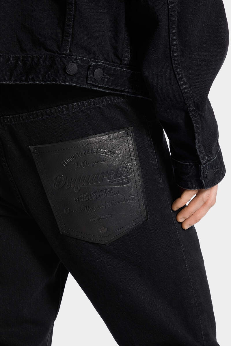 BLACK COAL WASH COOL GUY JEANS - 5