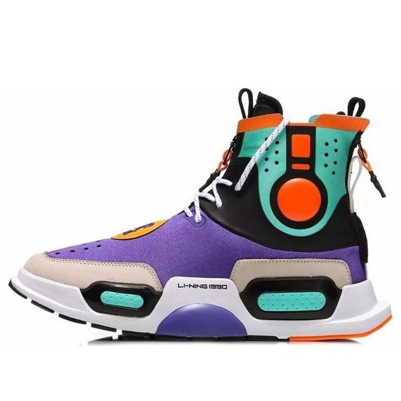 Li-Ning Culture Shoes 'Purple Green' AGBN052-1 - 1