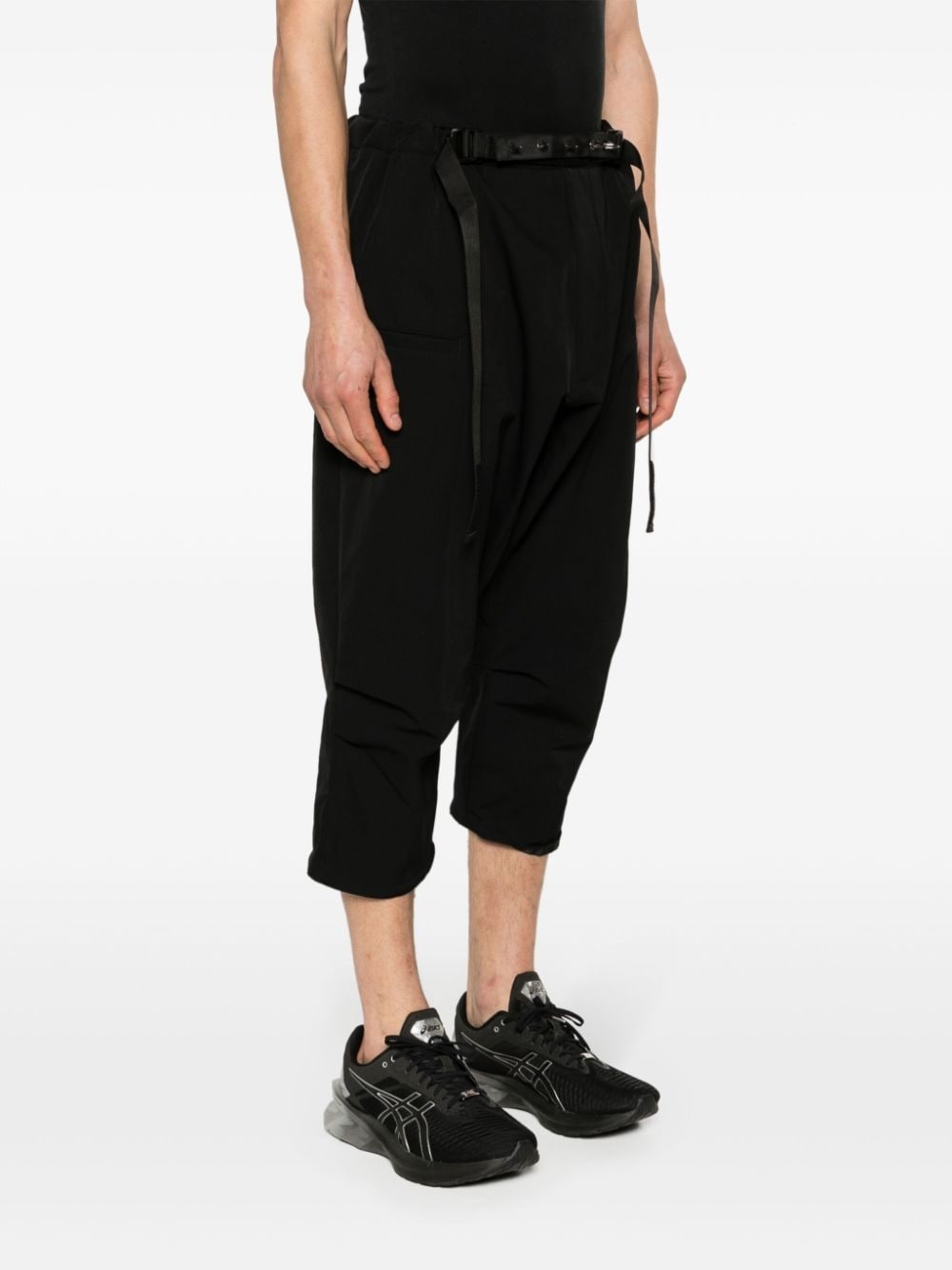 low-rise cropped trousers - 3