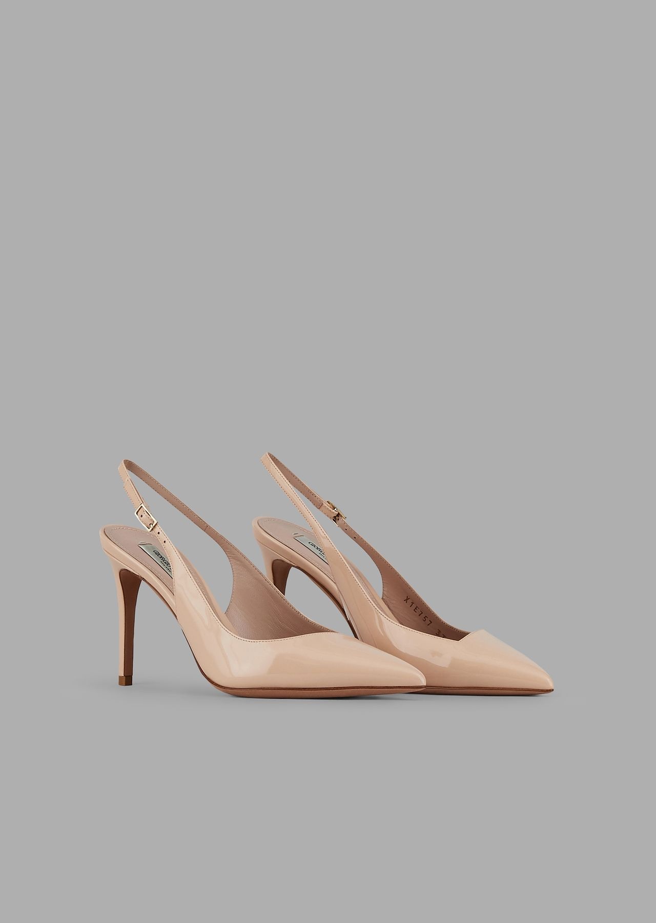 Patent leather slingbacks with asymmetric top line - 4