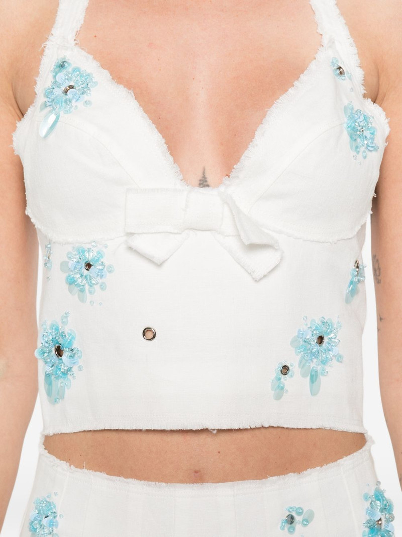 floral halterneck crop top 5