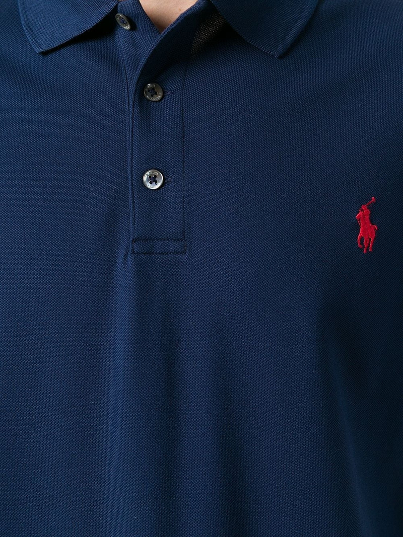 embroidered logo polo shirt 5