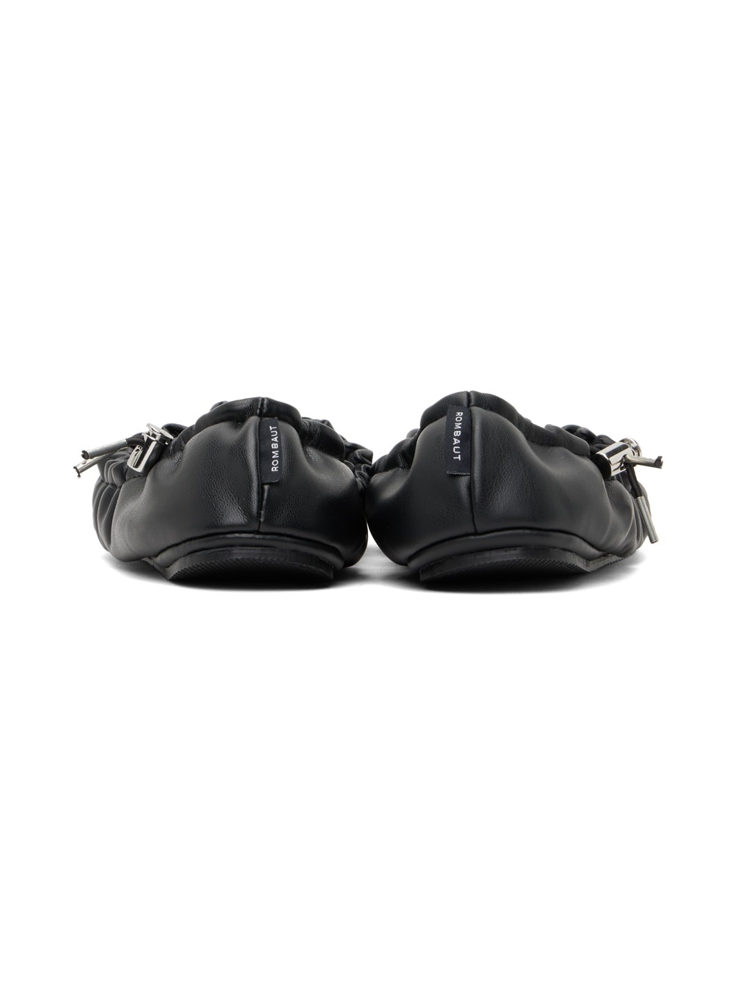 Black Aura Ballerina Flats - 2