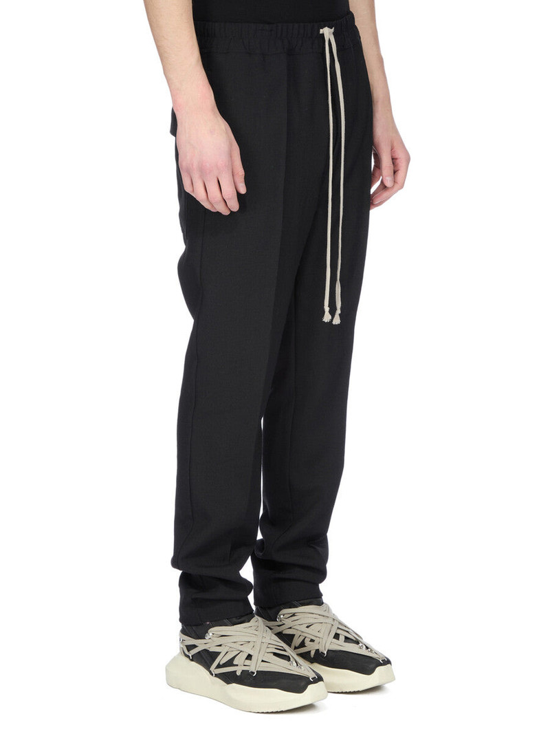 Drawstring Slim Long Pants Black 2