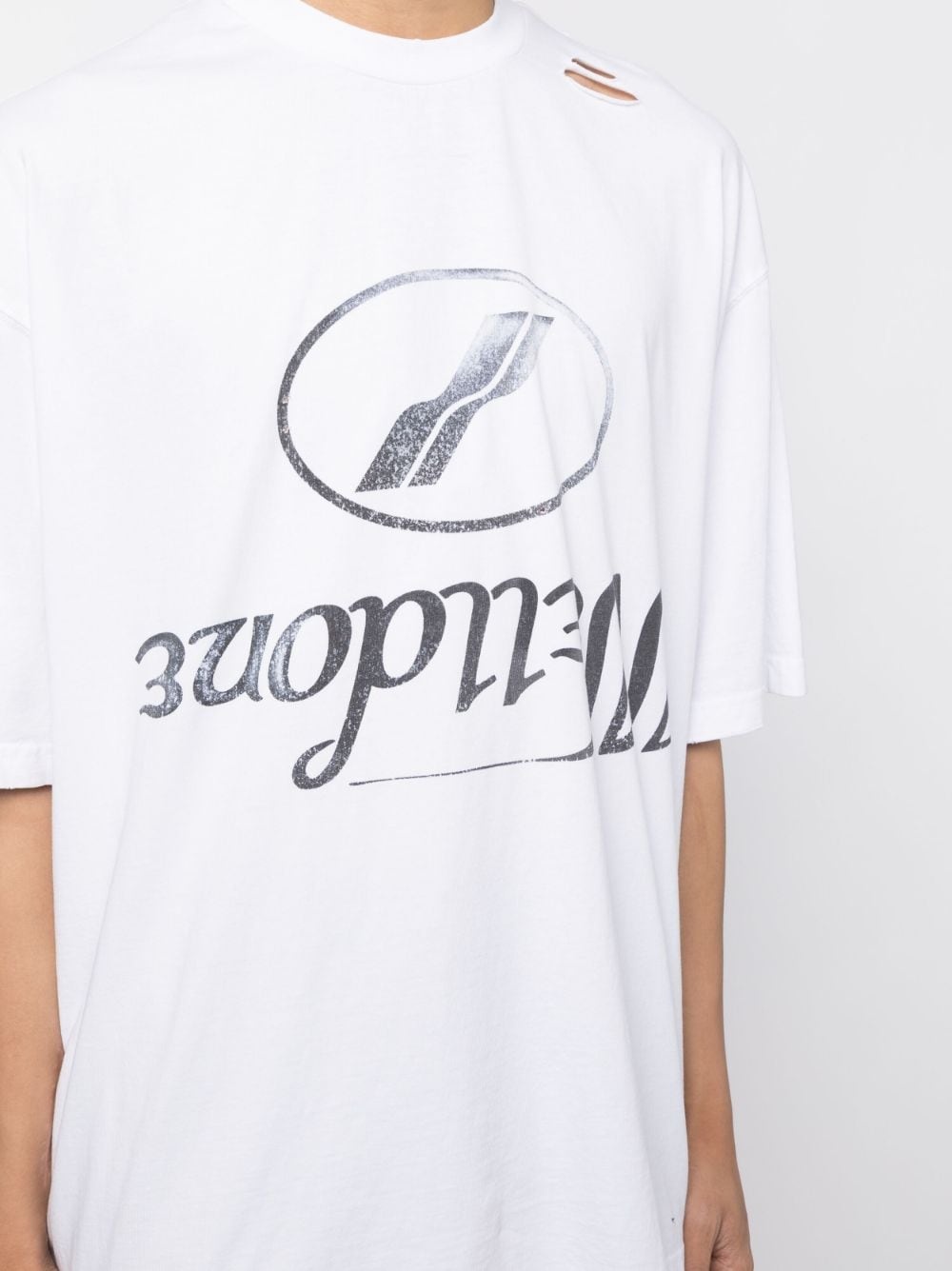 logo-print cotton T-shirt - 5
