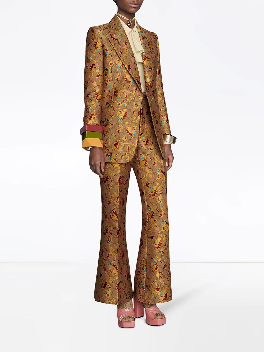 GG floral blazer - 2