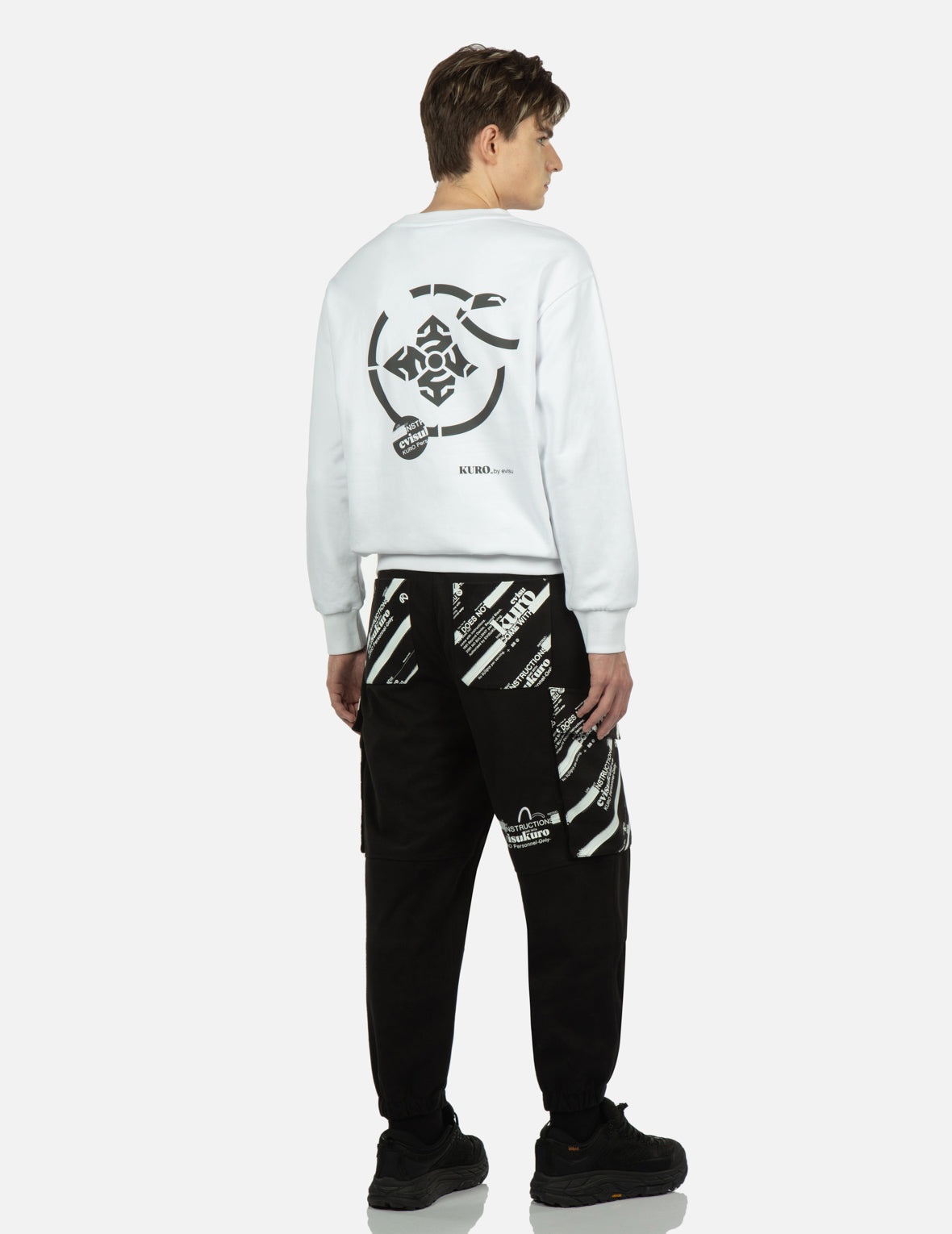 Logo Printed Pannels Cargo Pants - 3