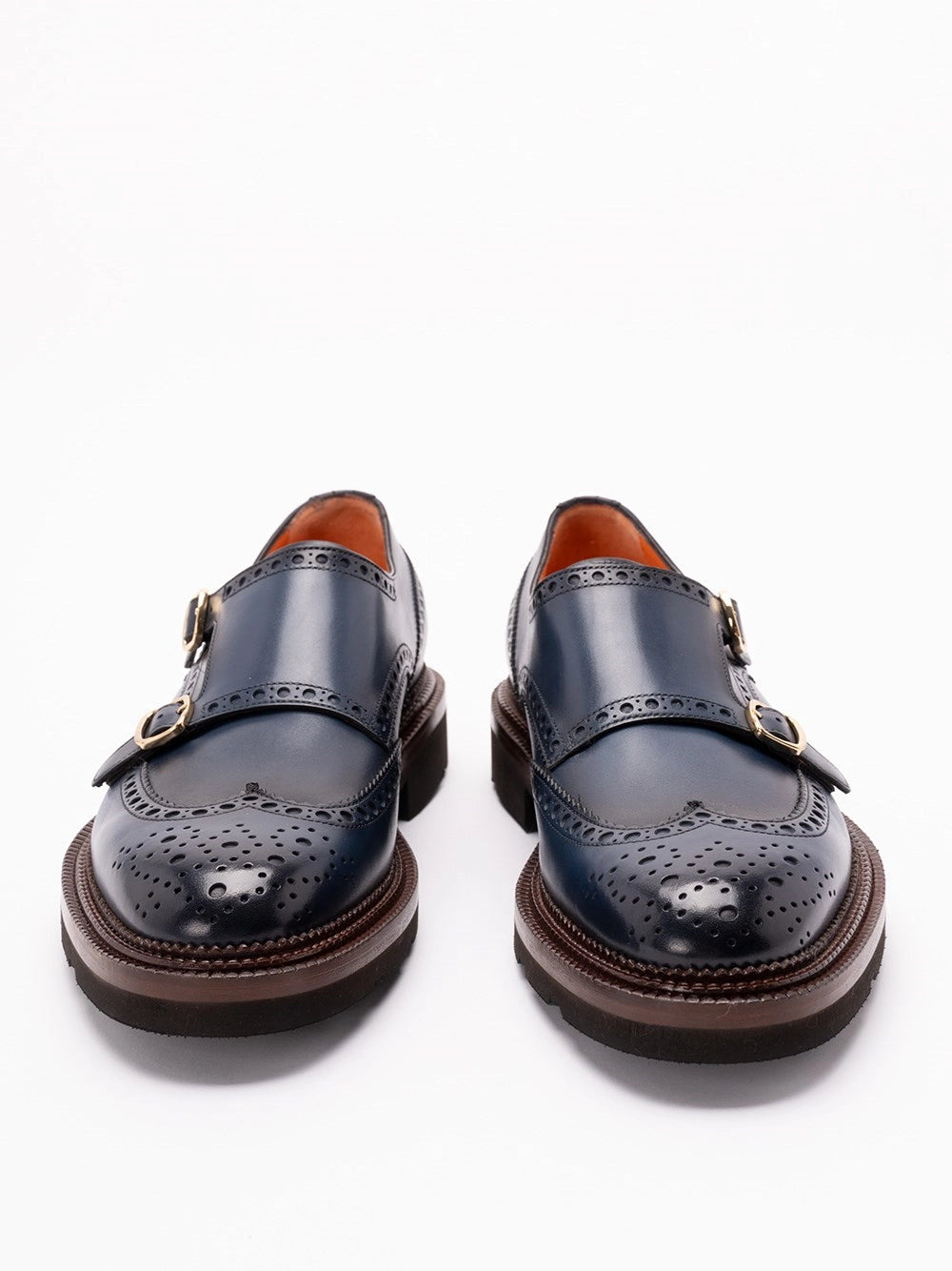 Santoni Men `Kalamabuck` Buckled Shoes - 5