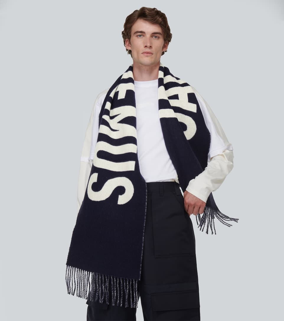 L'echarpe Jacquemus virgin wool scarf - 2