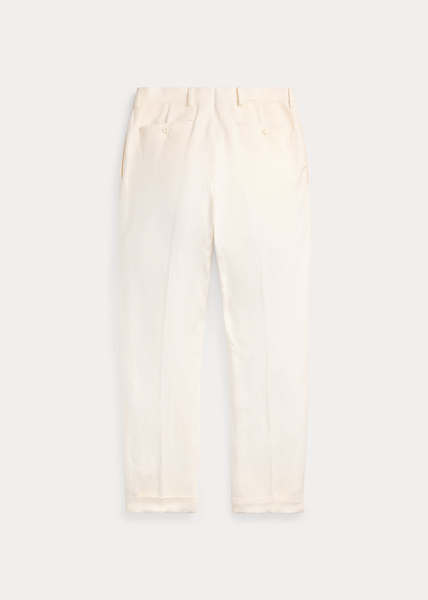 Slim Fit Silk-Linen Suit Trouser - 2