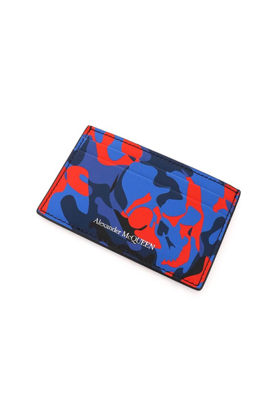 Alexander McQueen 'CAMOSKULL' LEATHER CARDHOLDER outlook