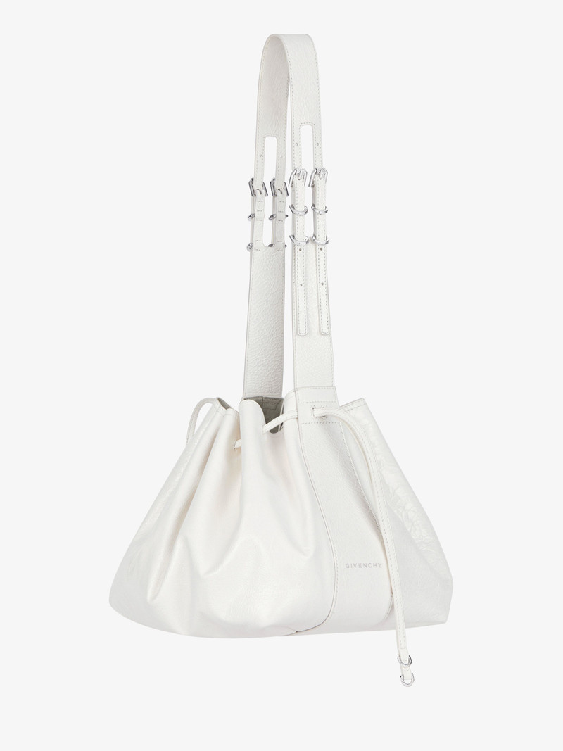 MEDIUM PUMPKIN BAG IN CRACKLED LEATHER 3