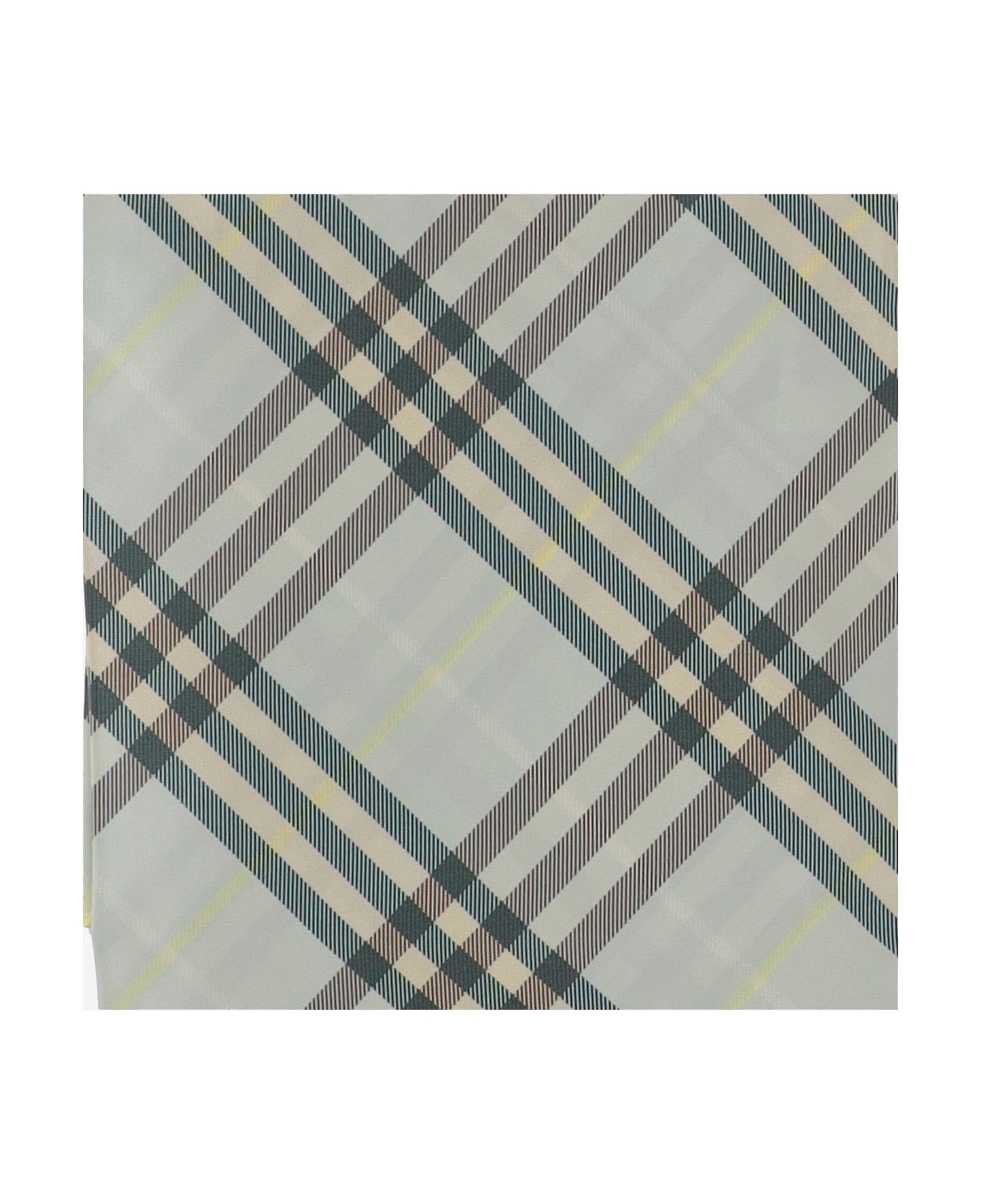 Silk Check Scarf - 2