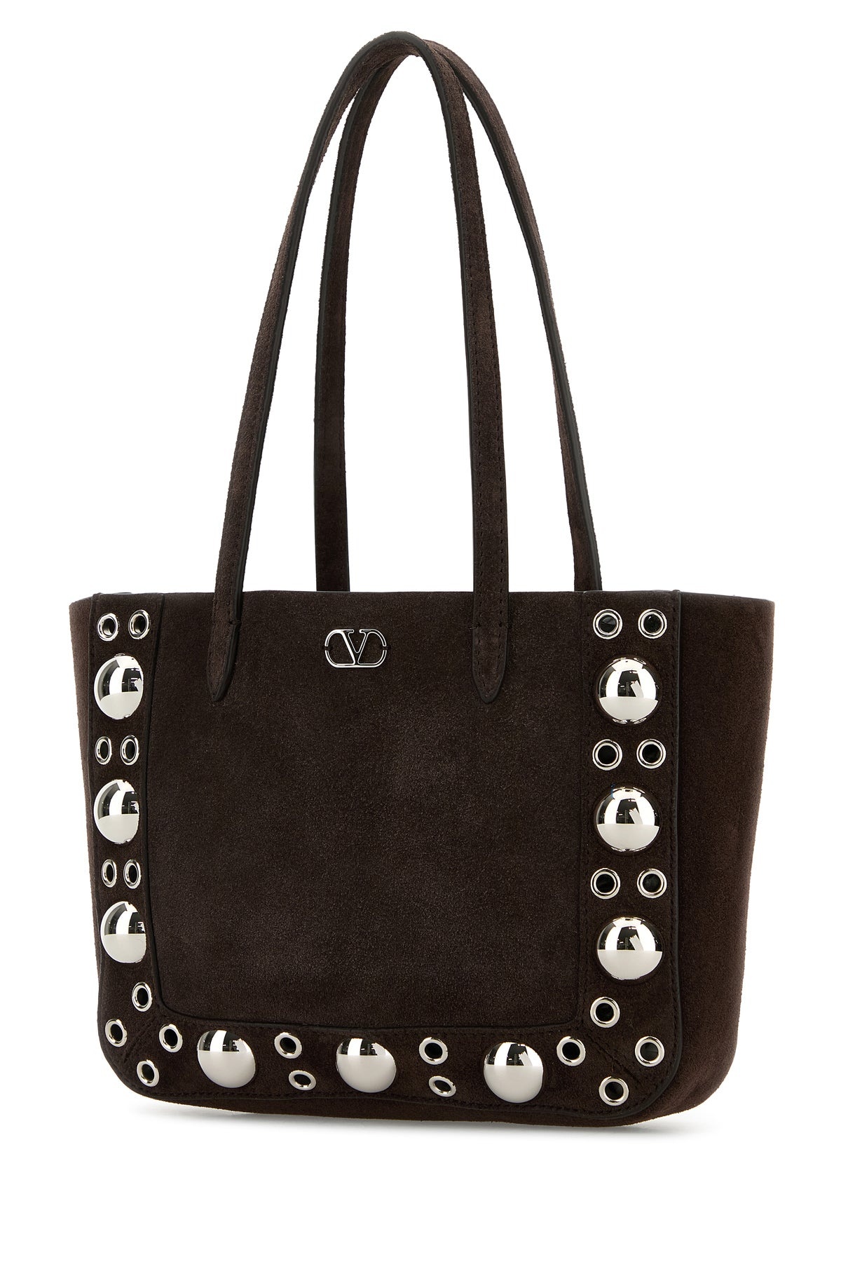 Brown suede Nellcôte shopping bag - 2