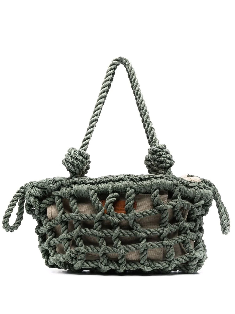 rope-knit tote bag - 1