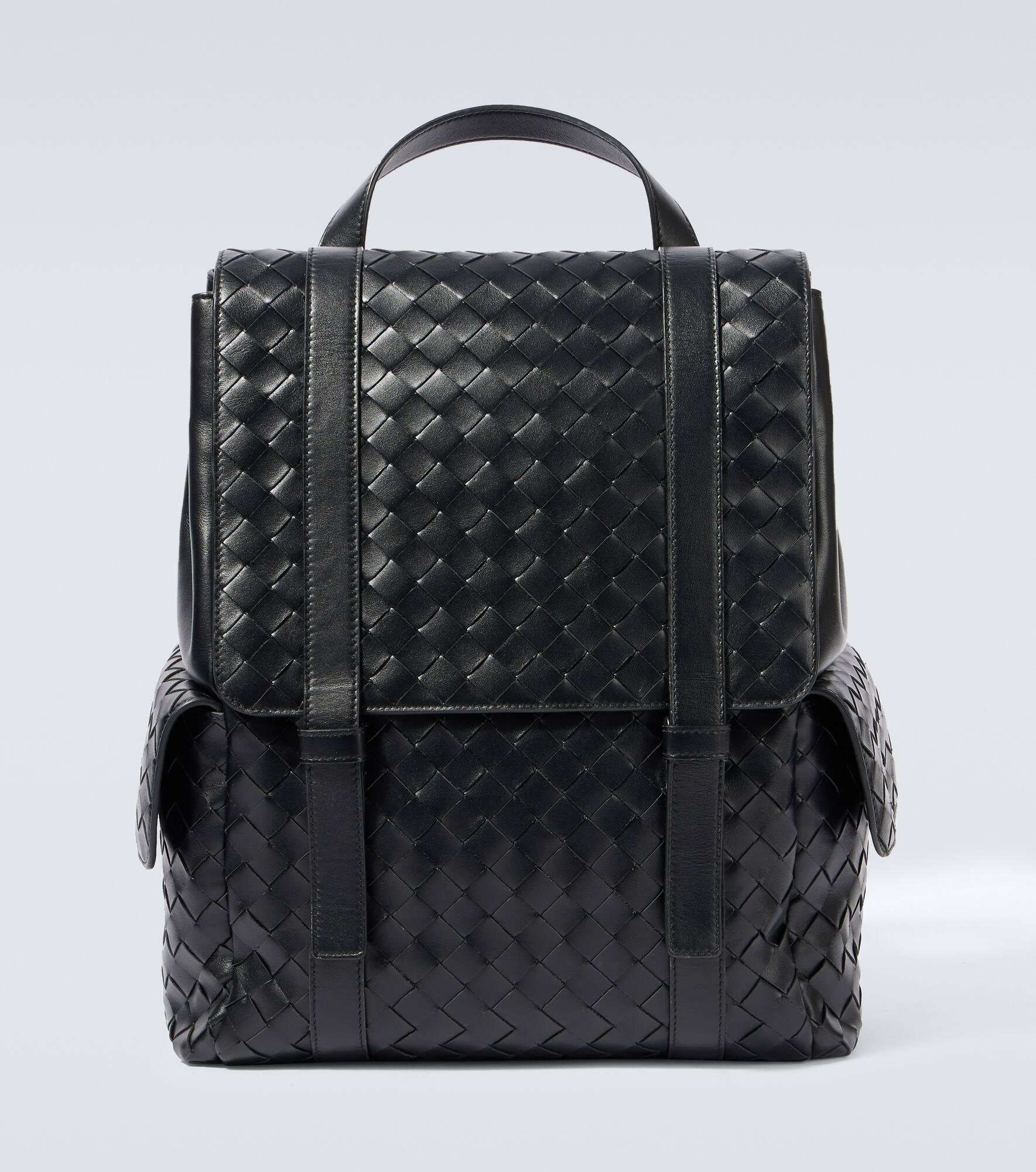 Avenue Intrecciato leather backpack - 1