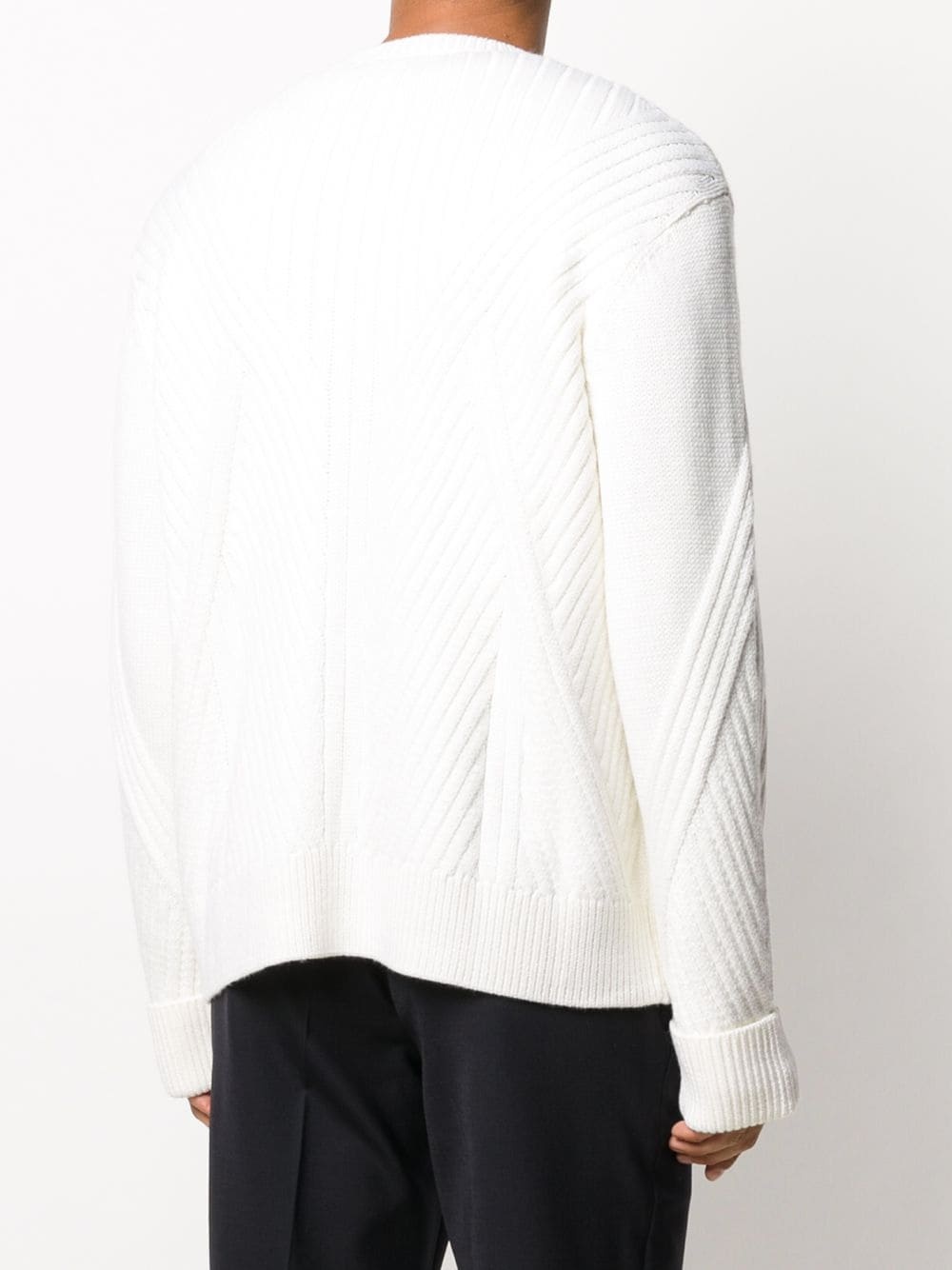 ribbed knit jumper  - 4