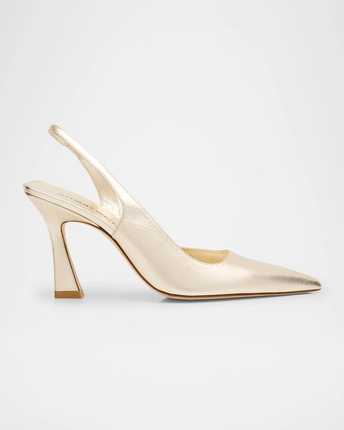 Vinnie Metallic Leather D'Orsay Slingback Pumps - 1