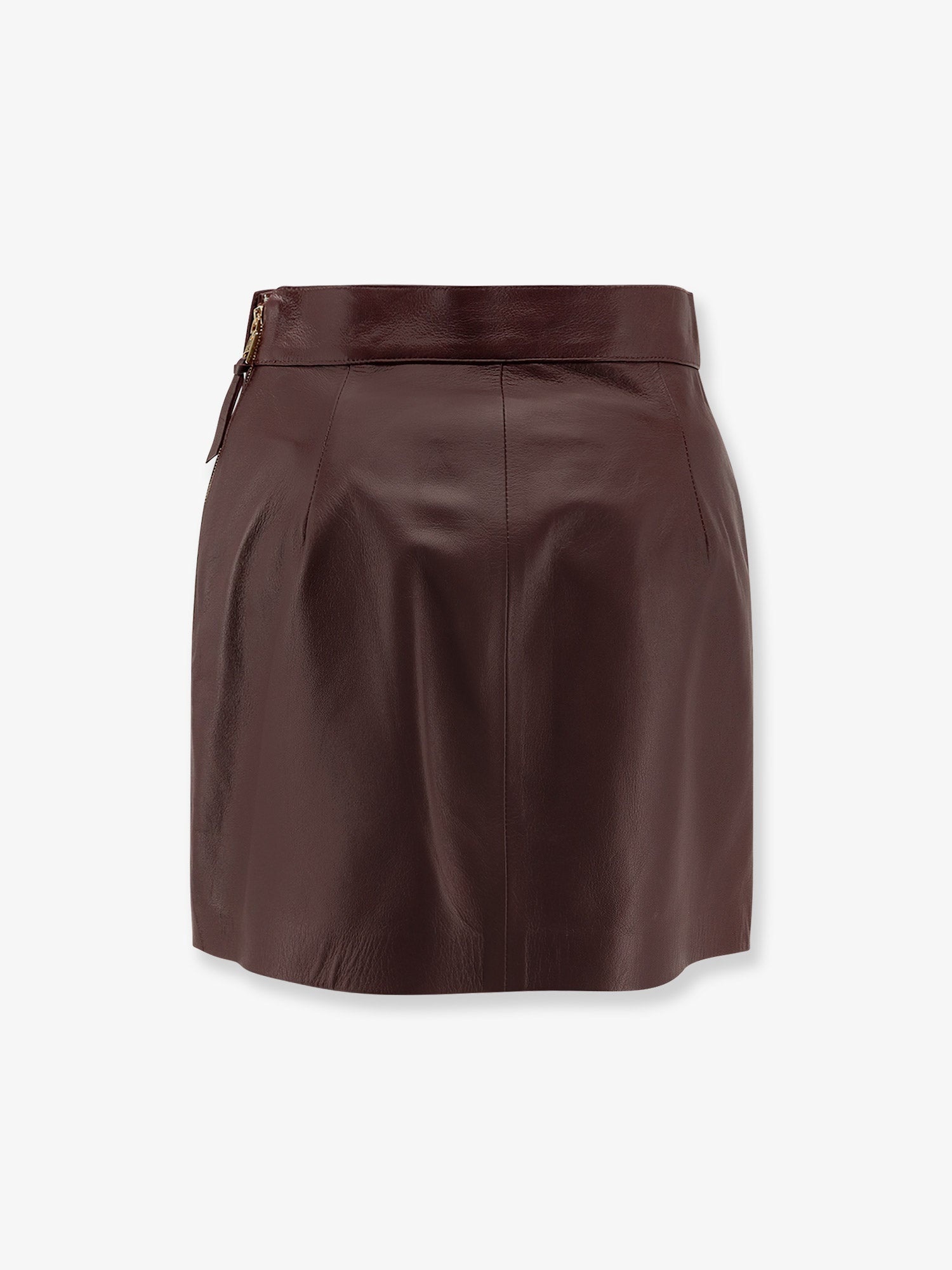 ELISABETTA FRANCHI - Elisabetta Franchi Leather Miniskirt - 2