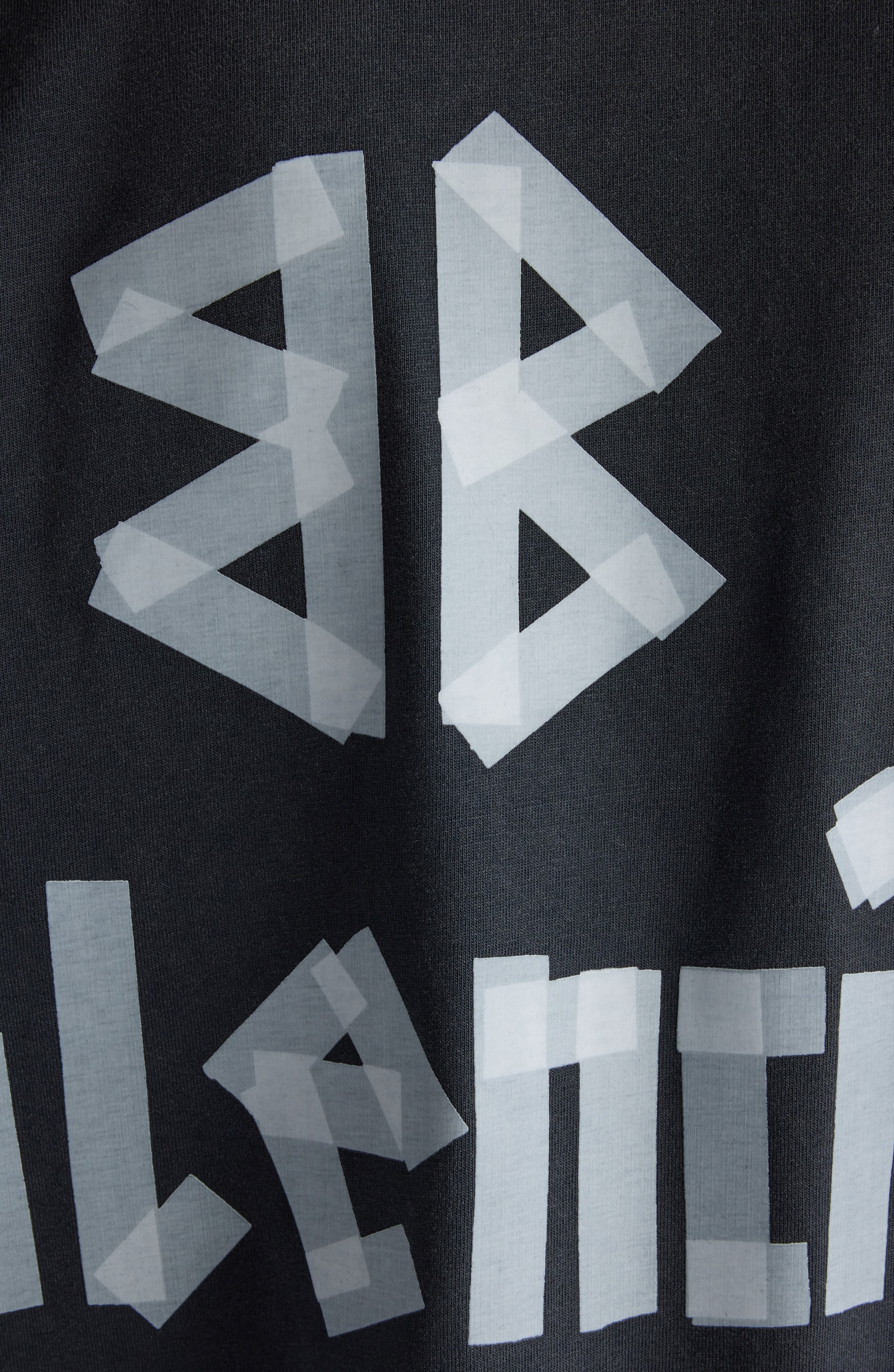 Balenciaga Medium Fit Tape Type Logo Graphic T-Shirt in 1041 Faded Washed Black at Nordstrom - 6