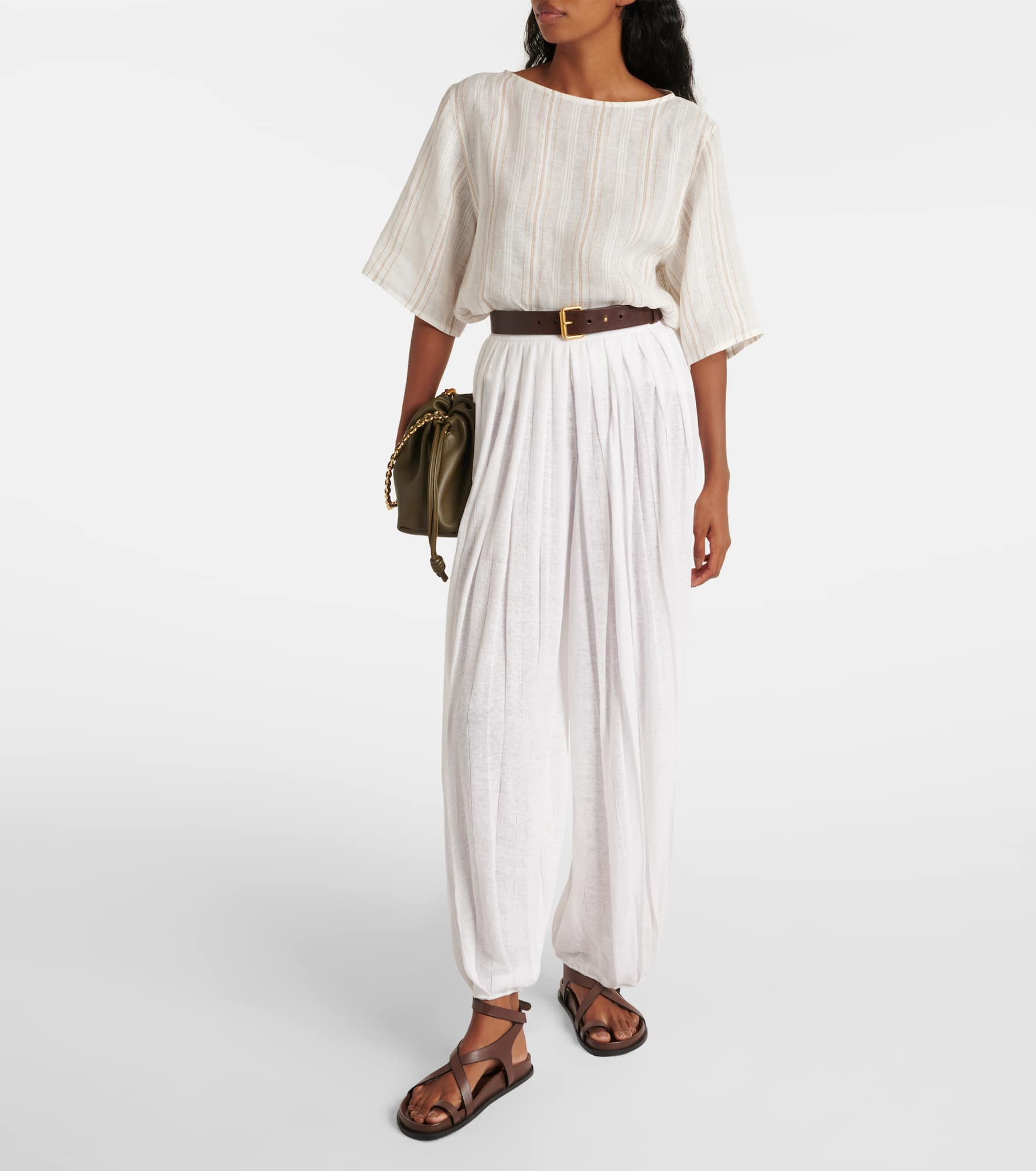 Lanai linen-blend palazzo pants - 2
