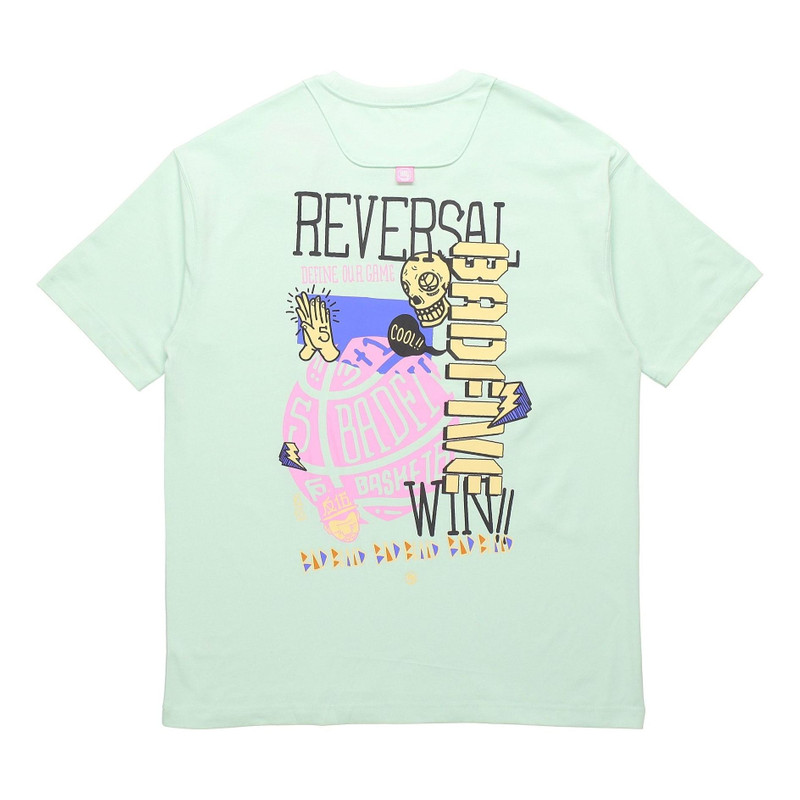 Li-Ning Li-Ning BadFive Cartoon Graphic T-shirt 'Light Green' AHSR479-4 outlook