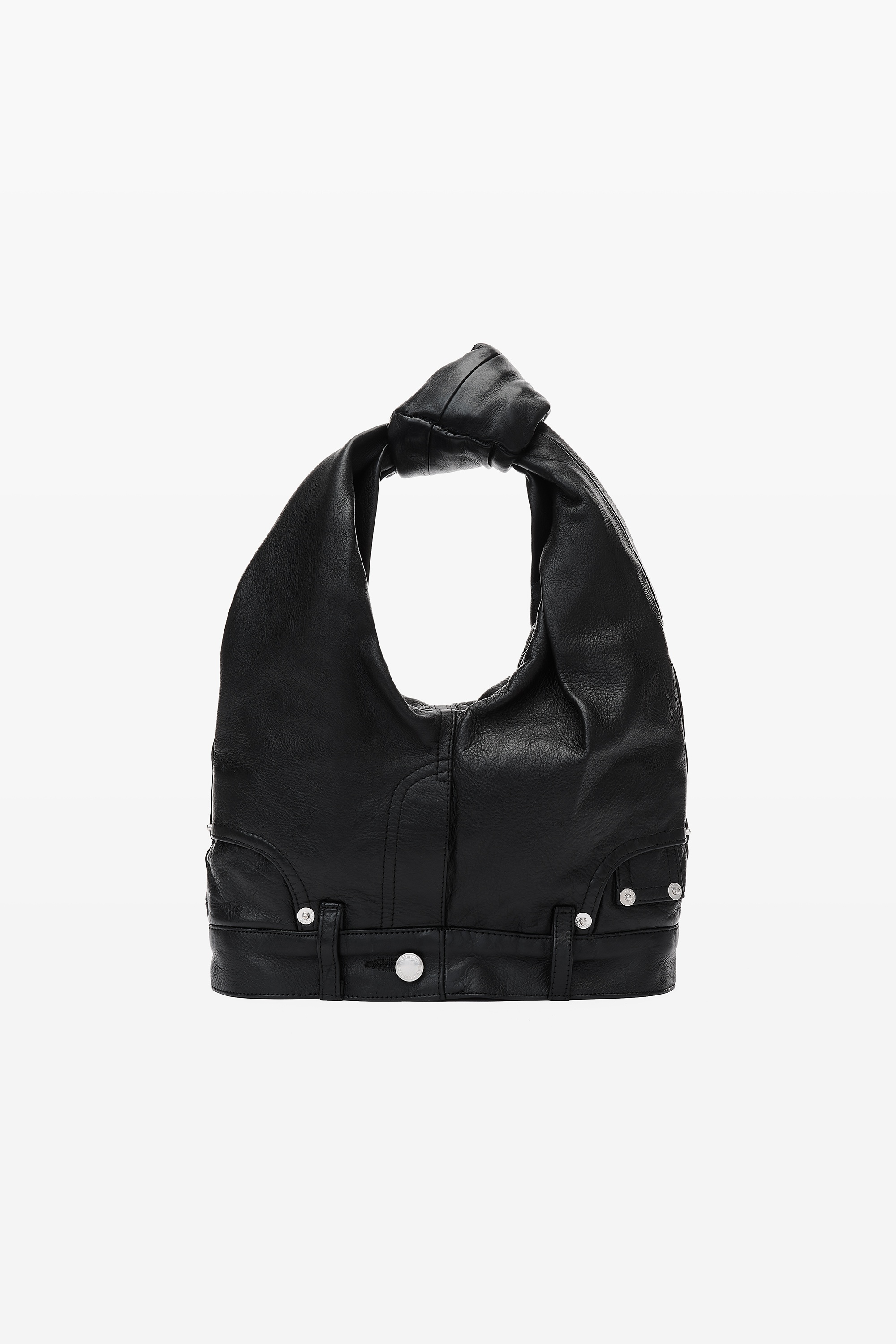 MINI HOBO BAG IN MOTO LEATHER - 1