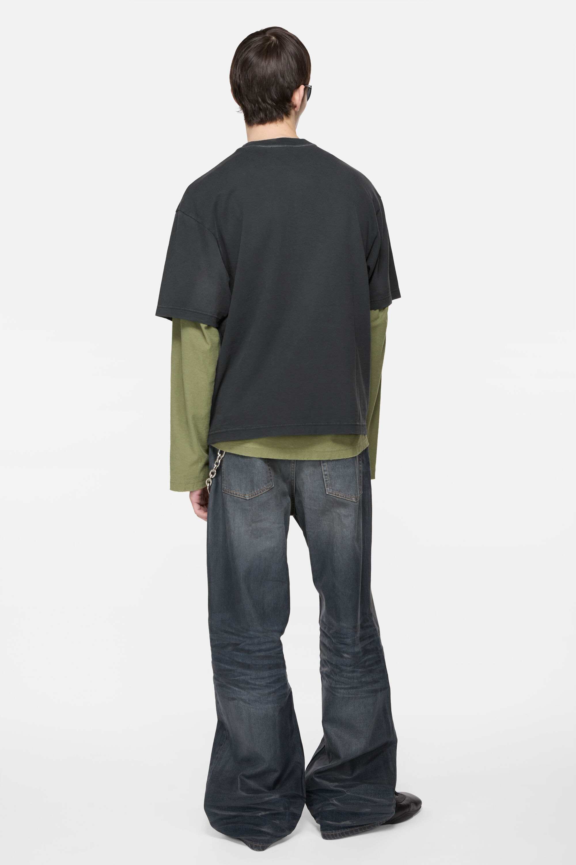 Logo t-shirt - Faded black - 3