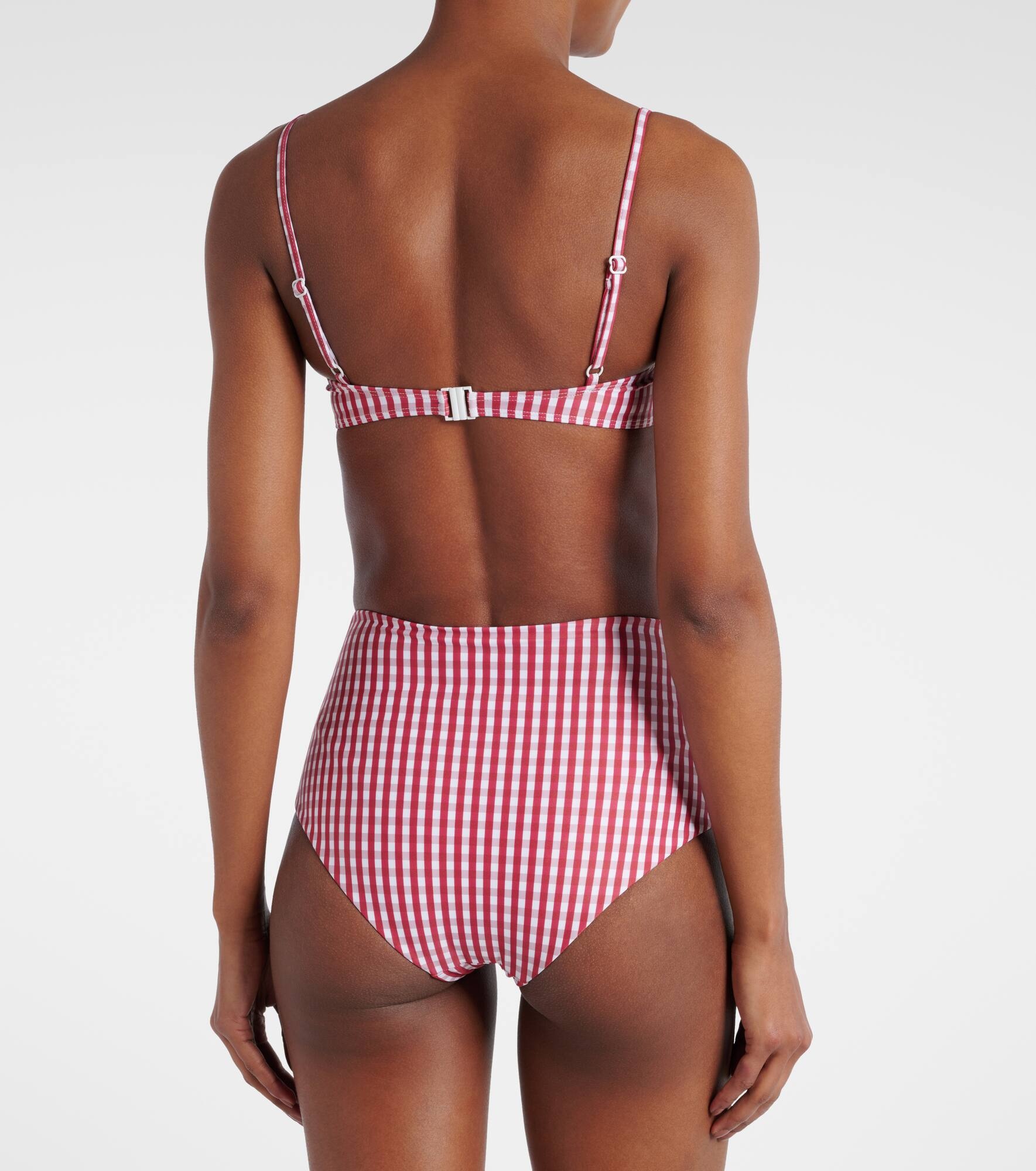 Reyes gingham bikini bottoms - 3