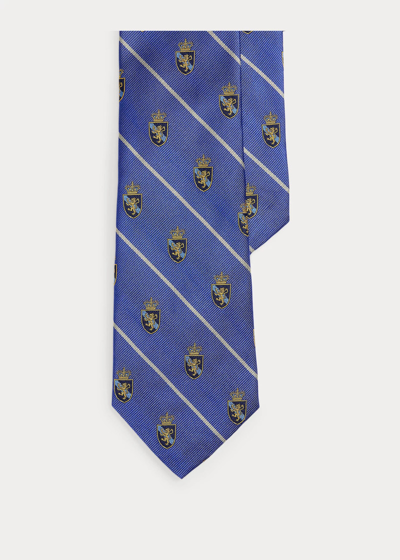 Striped Silk Repp Club Tie 1
