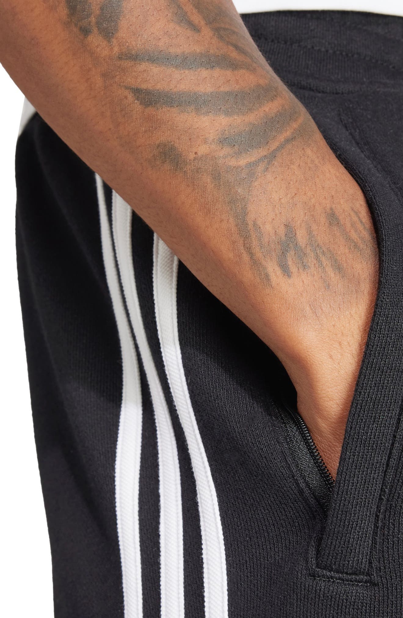 Adicolor 3-Stripes Cotton French Terry Shorts - 4
