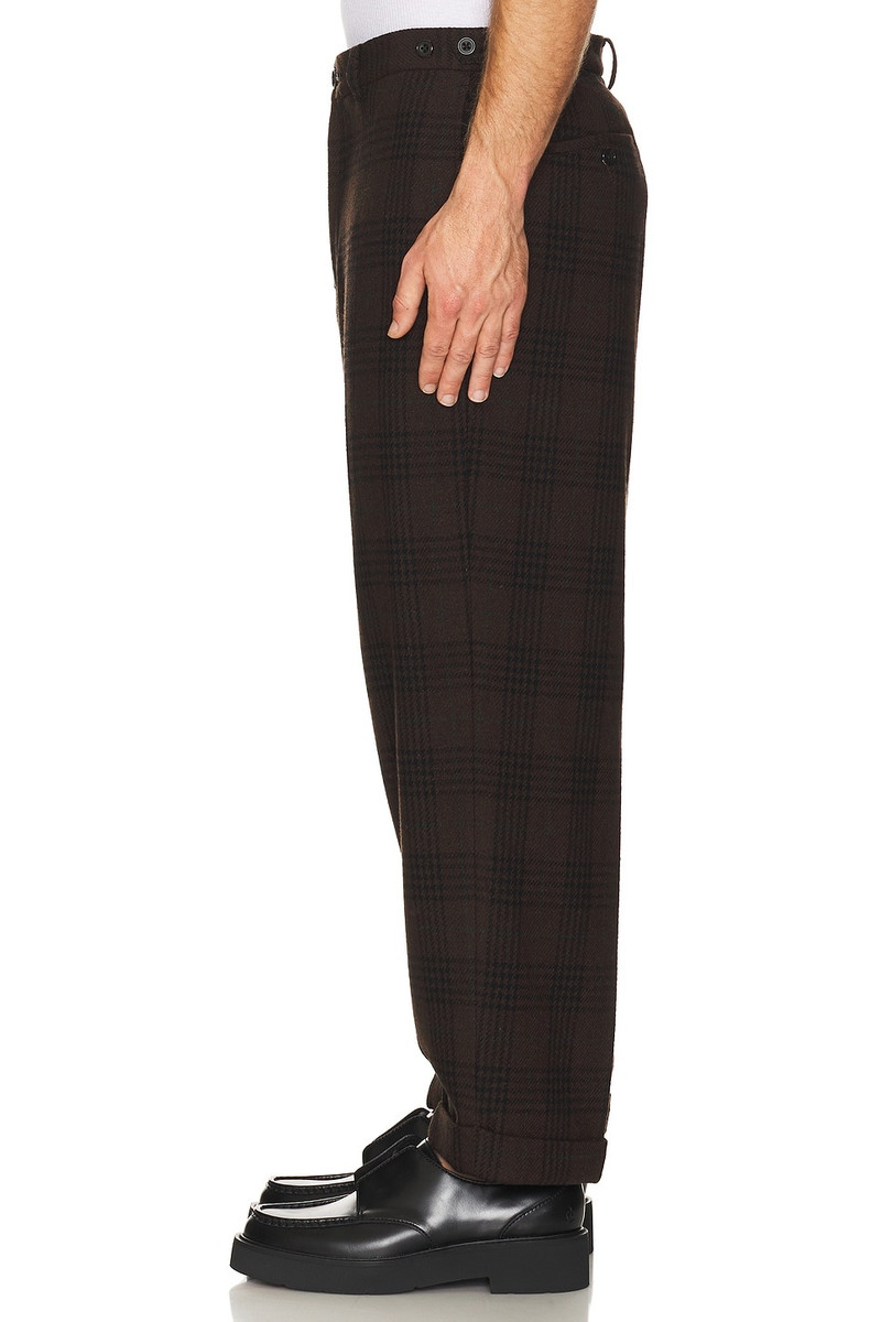 BEAMS PLUS Ivy Trousers Wide Recycle Wool Plaid outlook