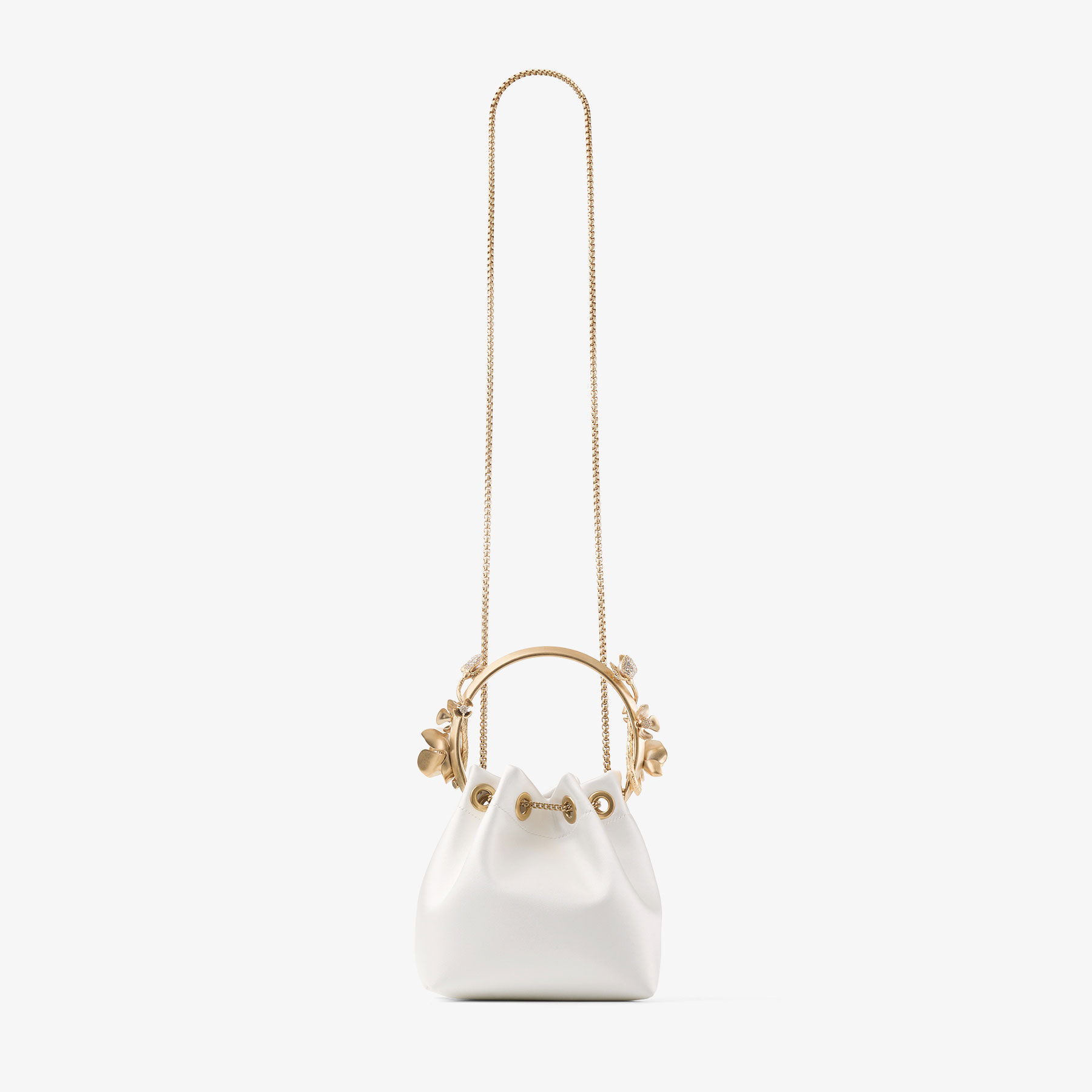 Bon Bon
Ivory Satin Flower Bag - 6