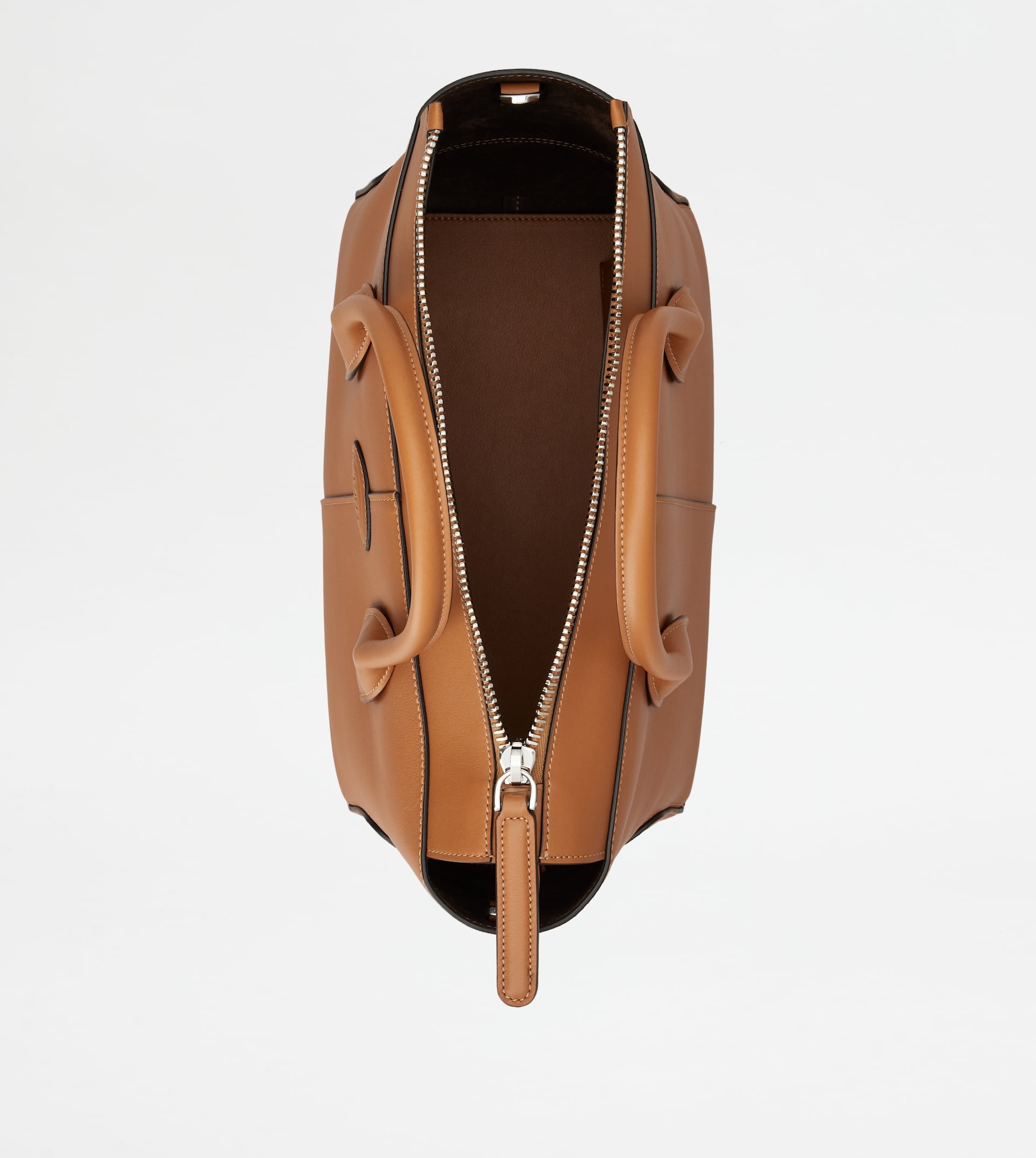 TOD'S DI BAG IN LEATHER SMALL - SPECIAL VERSION - BROWN - 5