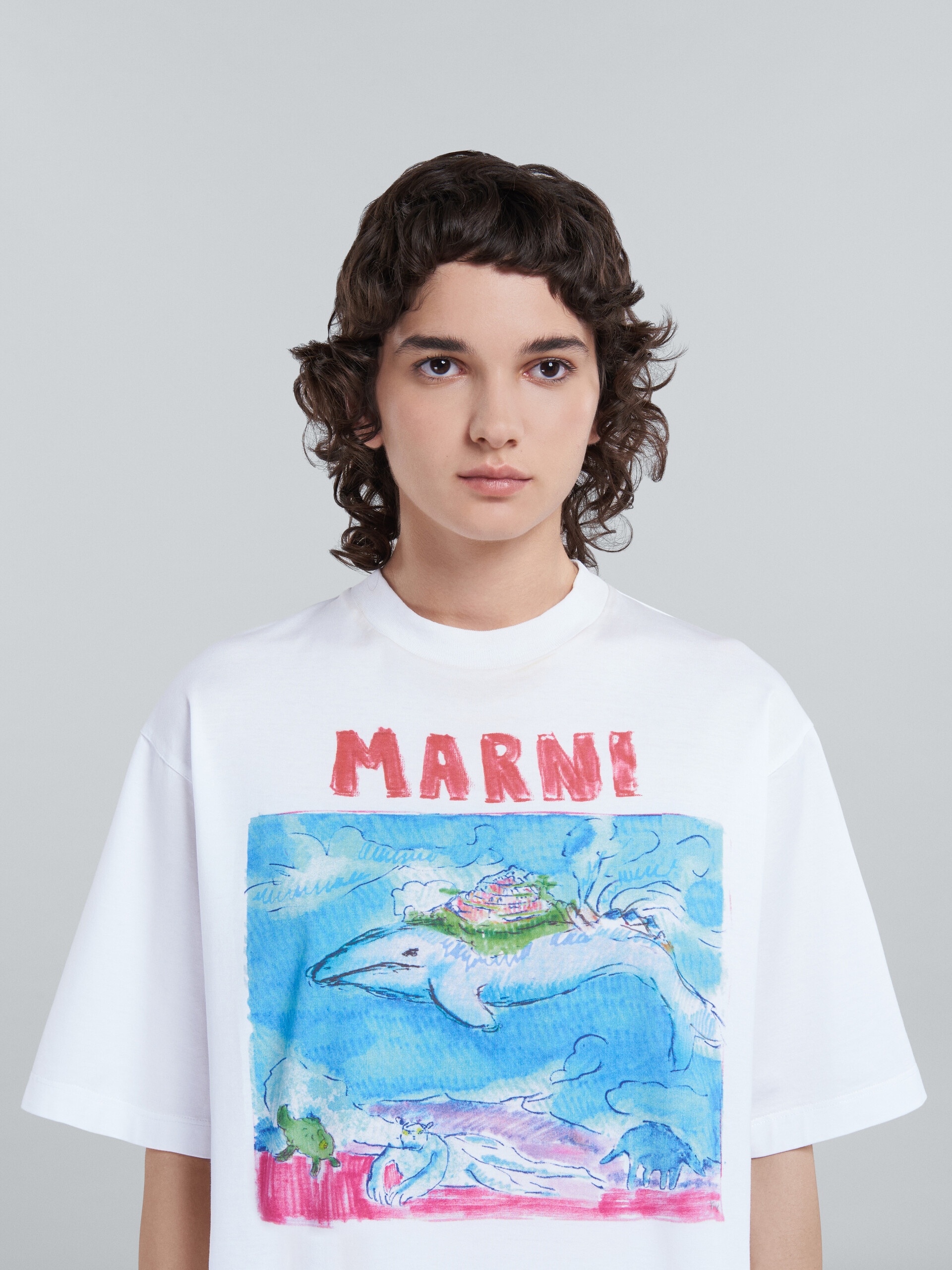 COTTON T-SHIRT WITH PRINT - 4