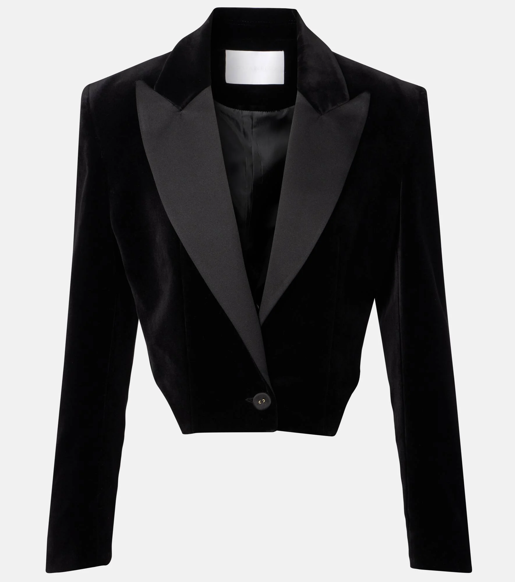 Cotton velvet blazer - 1