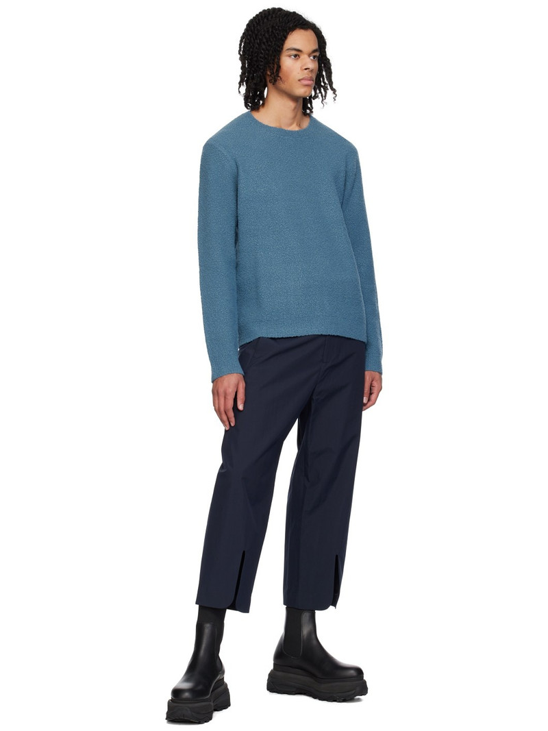 Craig Green Navy Vented Cuff Trousers outlook