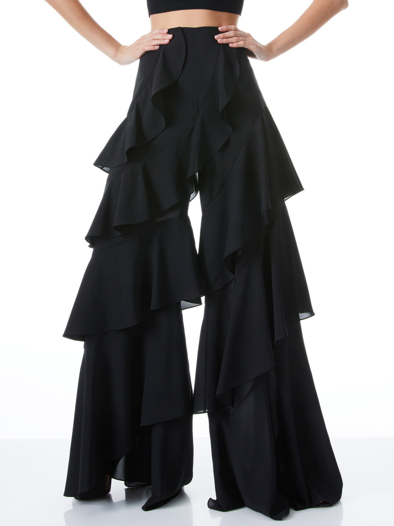 LOTUS WIDE LEG RUFFLE PANT 2