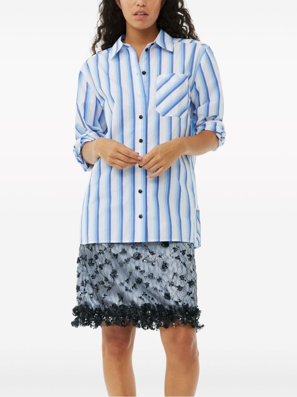 striped organic cotton shirt - 5